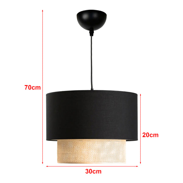 Suspension Loughborough E27 hauteur 70 cm [lux.pro]