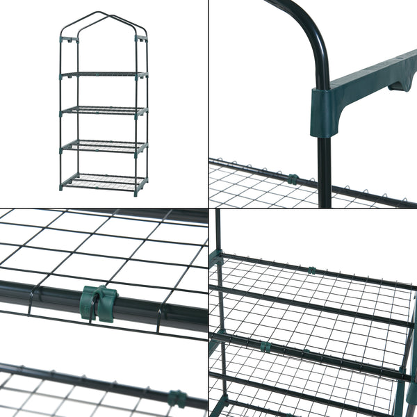 Serre Chaam avec étagères en différentes couleurs et tailles [en.casa]