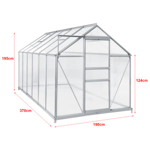 Serre Oisterwijk cadre en aluminium [en.casa]