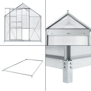 Serre Oisterwijk cadre en aluminium [en.casa]