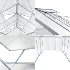 Serre Oisterwijk cadre en aluminium [en.casa]