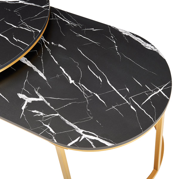 Lot de 2 tables basses Oppeerg gigognes [en.casa] 