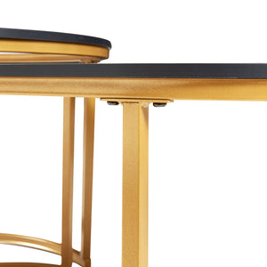 Lot de 2 tables basses Oppeerg gigognes [en.casa] 