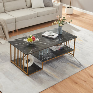 Table basse Klibro acier [en.casa] 