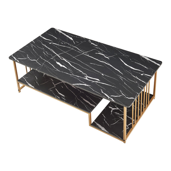 Table basse Klibro acier [en.casa] 