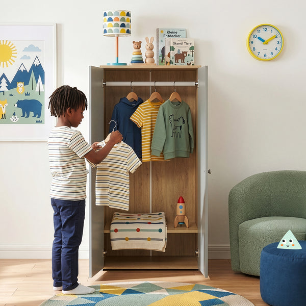 Armoire enfant Beldinupp 123 x 60 x 40 cm [en.casa]