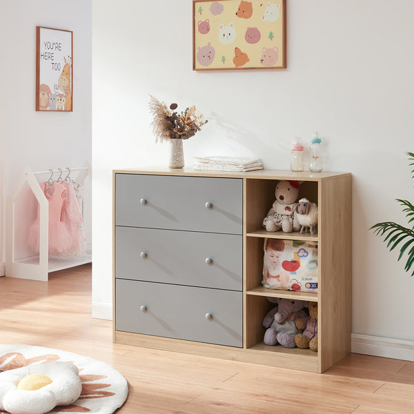 Commode à langer Beldinupp 93 x 110 x 55 cm [en.casa]