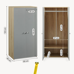 Armoire enfant Beldinupp 123 x 60 x 40 cm [en.casa]