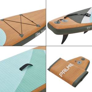 Stand Up Paddle Gonflable Palmeira 320 x 76 x 15 cm plusieurs couleurs [in.tec]