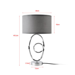 Lampe de table Torquay Gris [lux.pro]