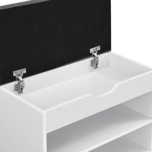 Banc à chaussures Gentofte 60x30x46cm en différentes couleurs en.casa