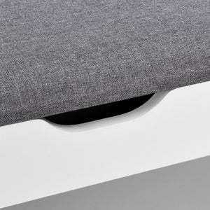 Banc à chaussures Gentofte 60x30x46cm en différentes couleurs en.casa