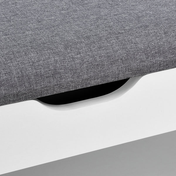 Banc à chaussures Gentofte 60x30x46cm en différentes couleurs en.casa