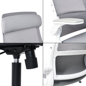 Chaise de bureau Kungsbacka à hauteur réglable [en.casa]