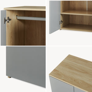 Armoire enfant Beldinupp 123 x 60 x 40 cm [en.casa]