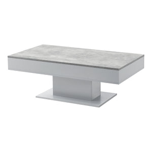 Table basse Lünen avec 2 compartiments de rangement différentes couleurs [en.casa]