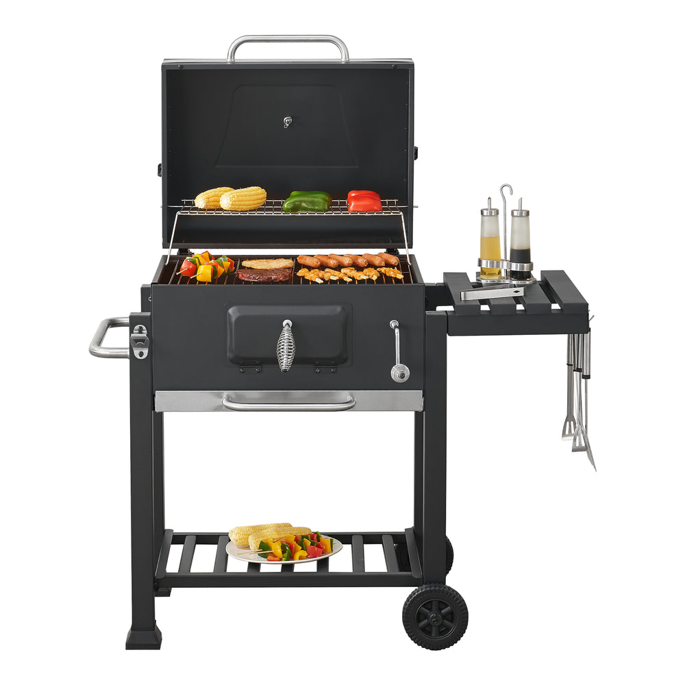 Chariot de grill Arnad Noir [casa.pro]