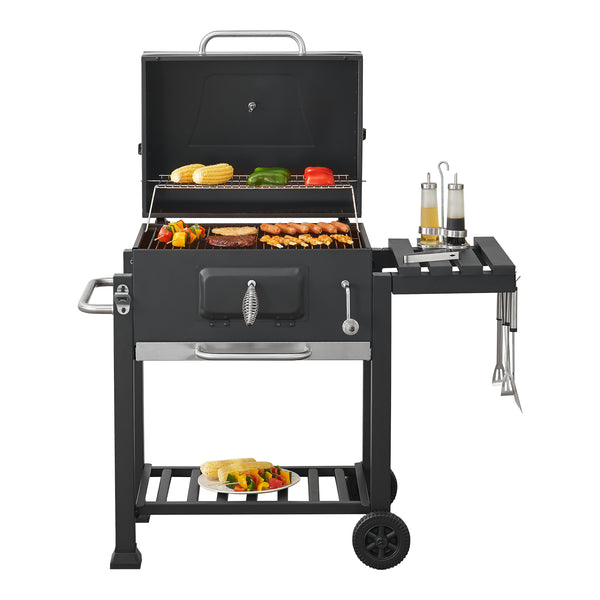 Chariot de grill Arnad Noir [casa.pro]