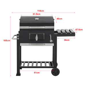 Chariot de grill Arnad Noir [casa.pro]