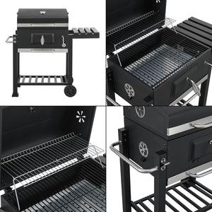 Chariot de grill Arnad Noir [casa.pro]