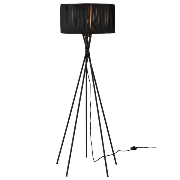 Lampadaire Black Mikado 1x E27 48x155 cm Noir lux.pro