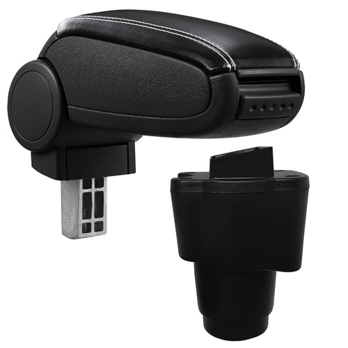 Accoudoir Central Rembourré avec Compartiment de Rangement pour Dacia Sandero II 2ème Génération à partir de l'Année 2012 [pro.tec]