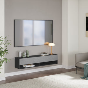 Meuble TV suspendu Halmstad [en.casa]