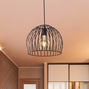 Suspension Blackpool E27 Métal Noir [lux.pro]