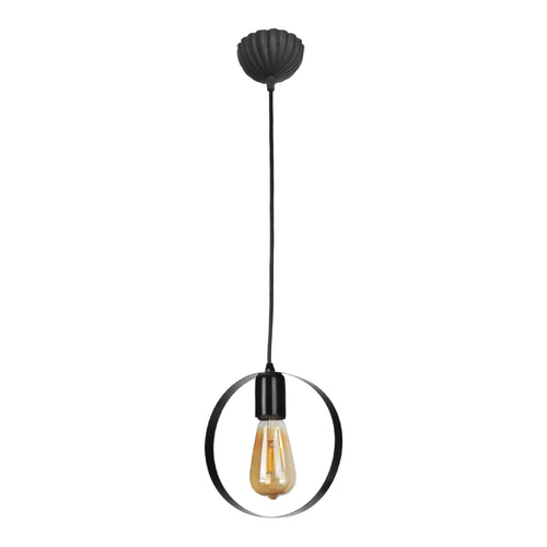 Suspension Cirencester 66 x 20 x 6 cm E27 noir [lux.pro]