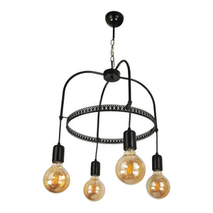 Suspension Llandudno E27 métal en différentes couleurs et tailles [lux.pro] - premiumXL
