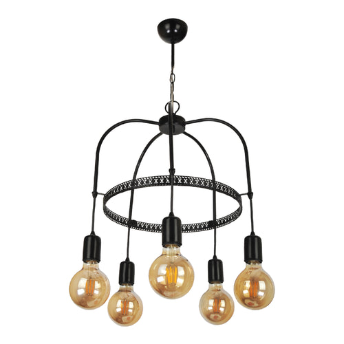 Suspension Llandudno E27 métal en différentes couleurs et tailles [lux.pro] - premiumXL