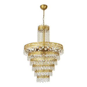 Lustre Fleetwood 93 x 45 x 45 cm 6 x E27 doré [lux.pro]