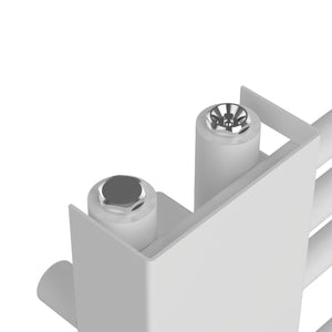 Radiateur sèche-serviettes avec kit de raccordement 80 mm Kviteseid [neu.haus]
