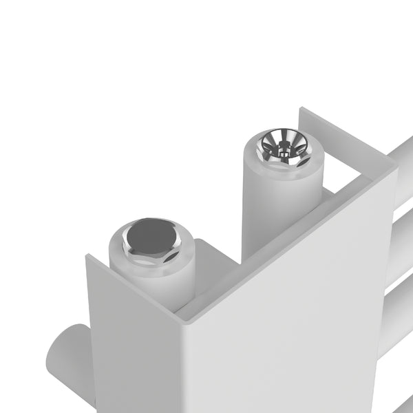 Radiateur sèche-serviettes avec kit de raccordement 80 mm Kviteseid [neu.haus]