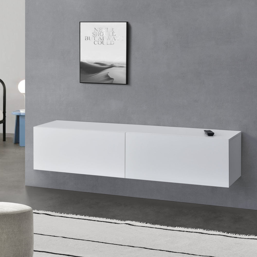 Meuble mural Evaton 140x33x30 cm en différentes couleurs en.casa - premiumXL