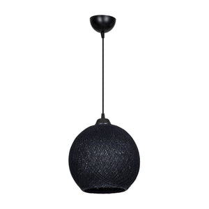 Suspension Lisburn corde de jute hauteur 65 cm E27 [lux.pro]