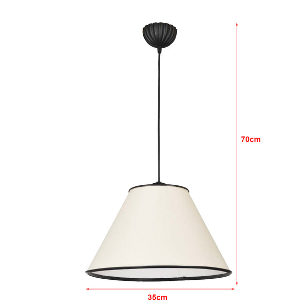 Suspension Clitheroe 70 x 35 x 35 cm E27 [lux.pro]