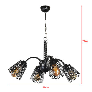 Suspension Garforth E27 noir [lux.pro]