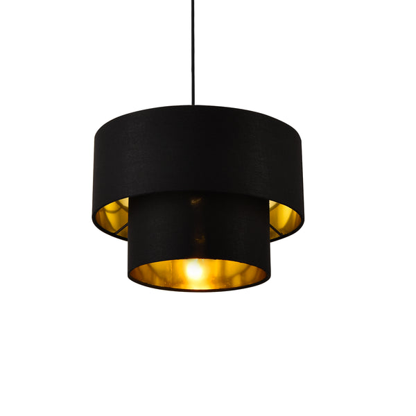 Suspension Lopar E27 en Métal et Textile [lux.pro]