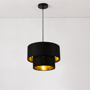 Suspension Lopar E27 en Métal et Textile [lux.pro]