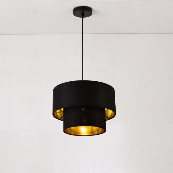 Suspension Lopar E27 en Métal et Textile [lux.pro]