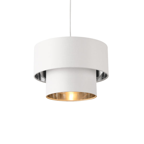 Suspension Lopar E27 en Métal et Textile [lux.pro]