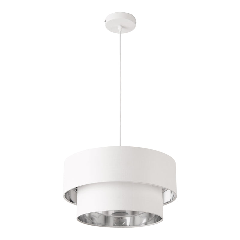 Croquis coté Suspension Lopar E27 en Métal et Textile [lux.pro]
