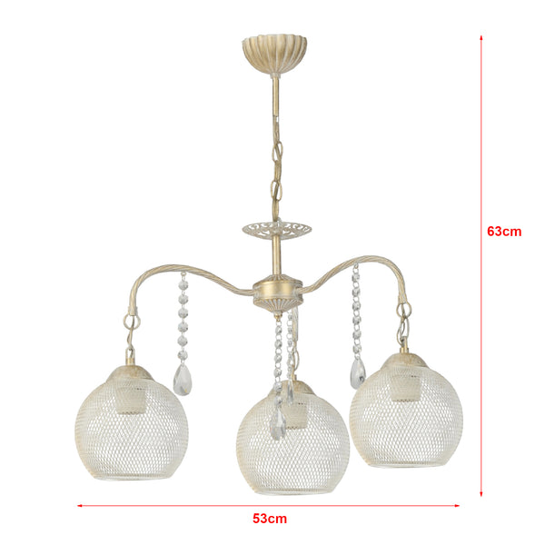 Suspension Randalstown 2/3 flammes en différentes couleurs [lux.pro]
