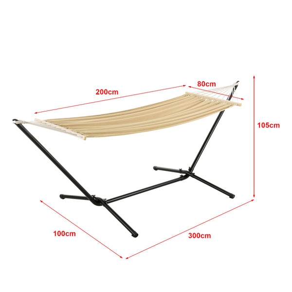 Hamac avec cadre Surte 200 x 100 cm [en.casa]