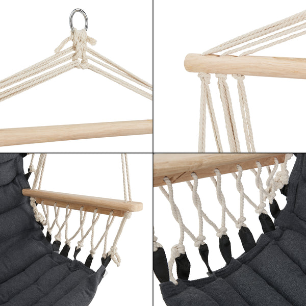 Fauteuil suspendu Bariloche max. 100 kg en différentes couleurs [en.casa]