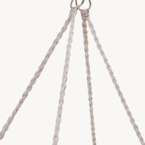 Fauteuil suspendu Kailua pour 2 personnes 135 x 129 x 65 cm blanc crème casa.pro