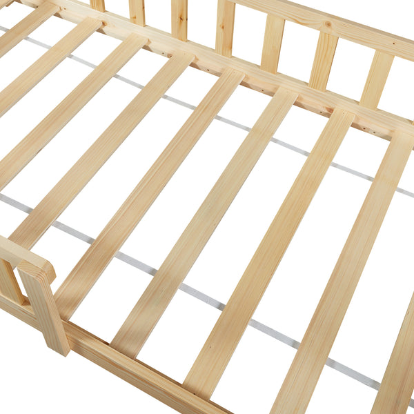 Lit cabane Hesel bois de pin [en.casa]