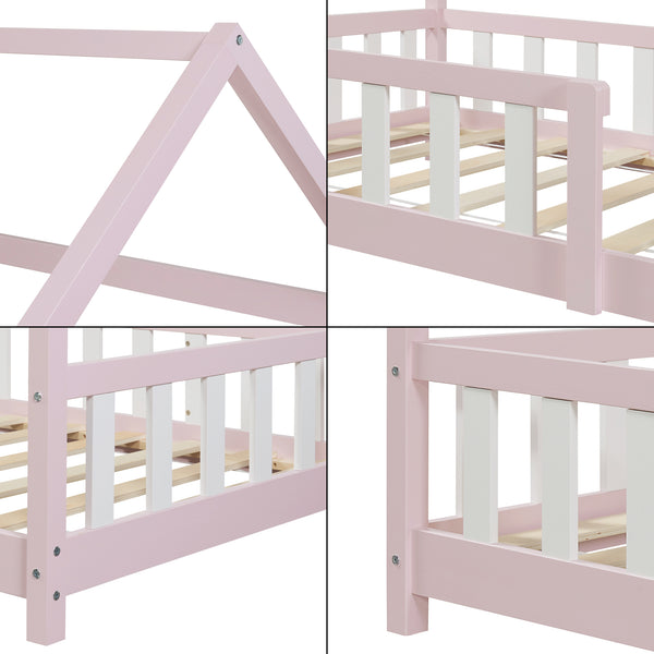 Lit cabane Hesel bois de pin [en.casa]