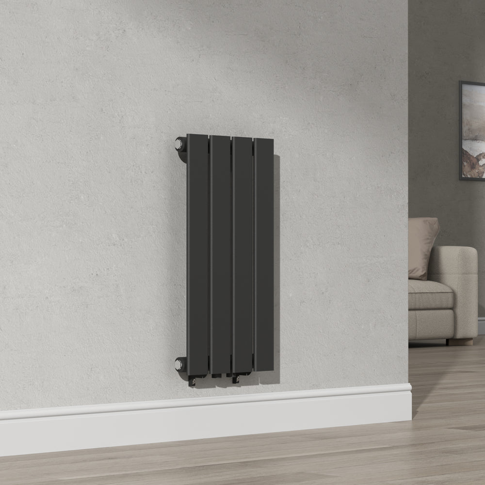 Radiateur à panneau plat Nore 249 W acier 60 x 30 cm noir [neu.haus]